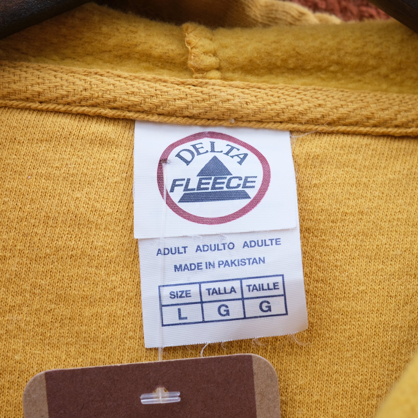 naptown hoodie - mustard L
