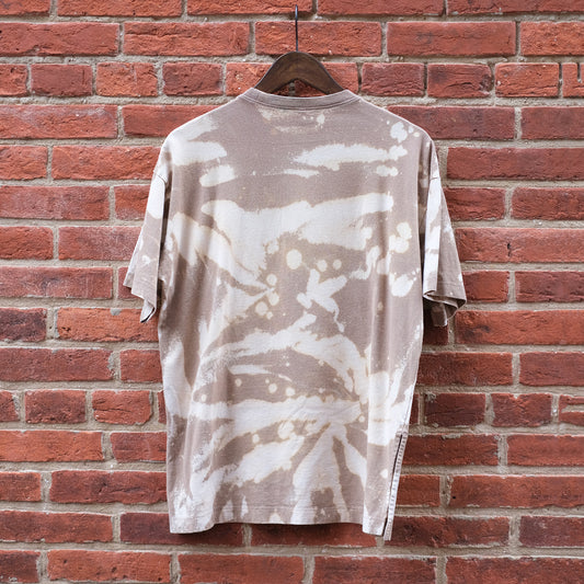 dino + friend print t-shirt - tan XS