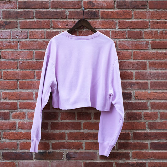 eyeball patch crewneck - pink L