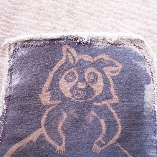 lil guy print crewneck - pink heather M