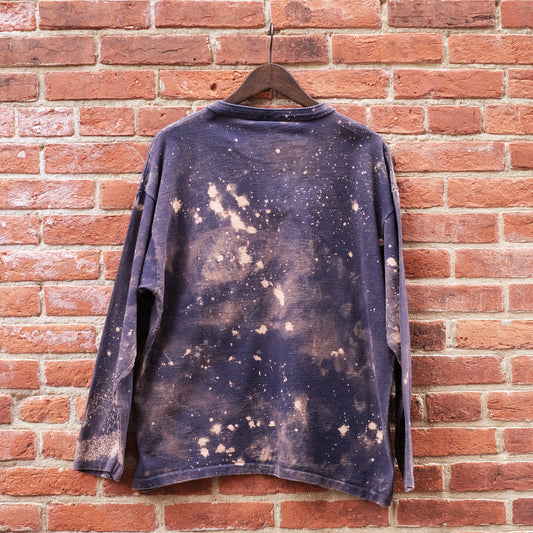 mad posse long sleeve henley - navy L