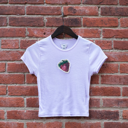 fruit patch baby t-shirt - pink strawberry M