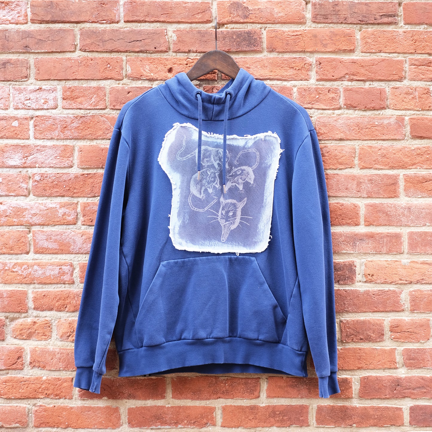 mad posse hoodie -  blue M