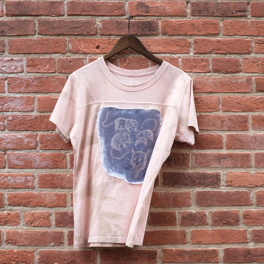 mad posse t-shirt - peach S